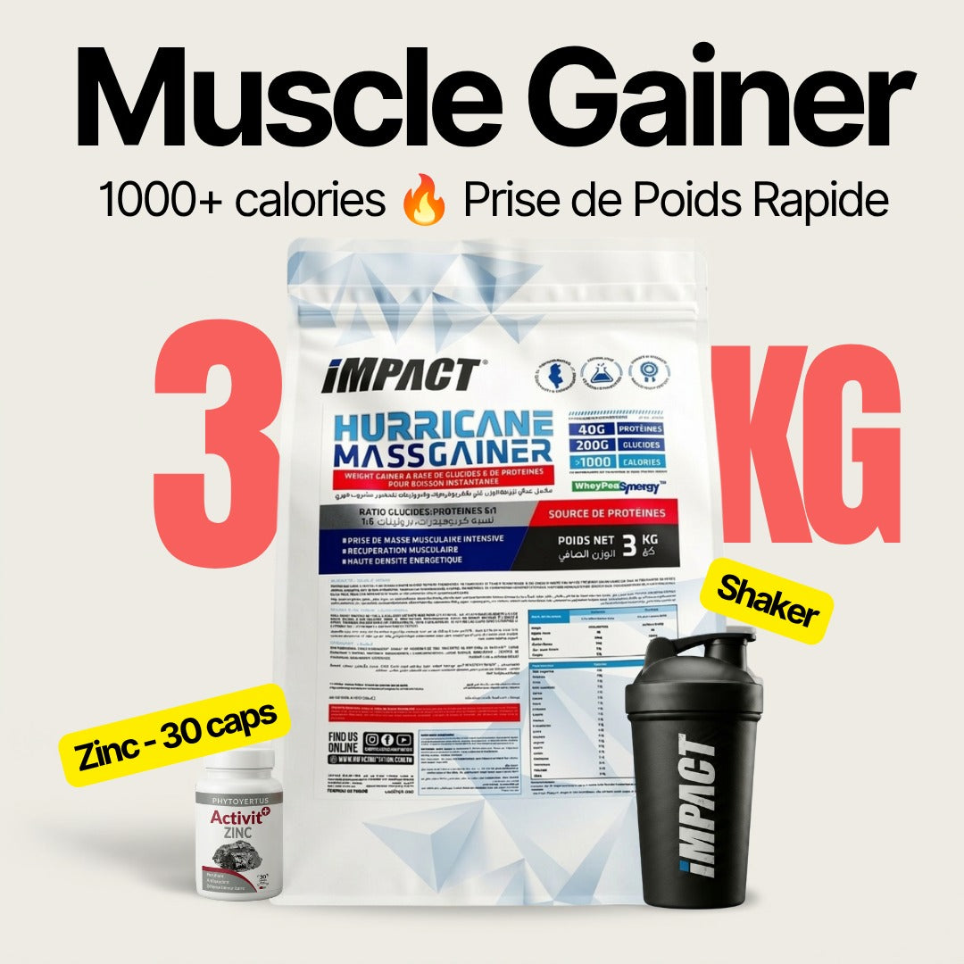 🚀 Pack Ultimate Prise de Masse & Gain de Poids