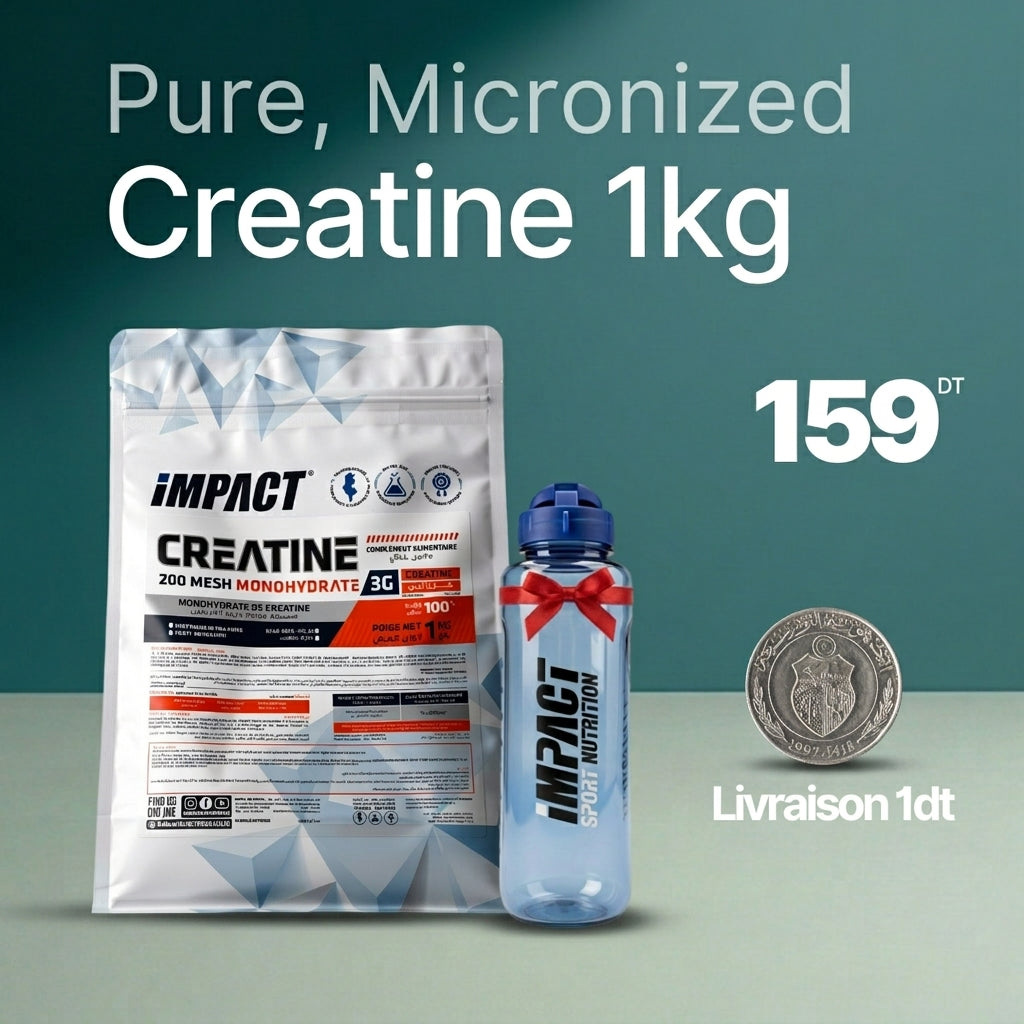 Pack Créatine Essentiel Impact – 1 KG
