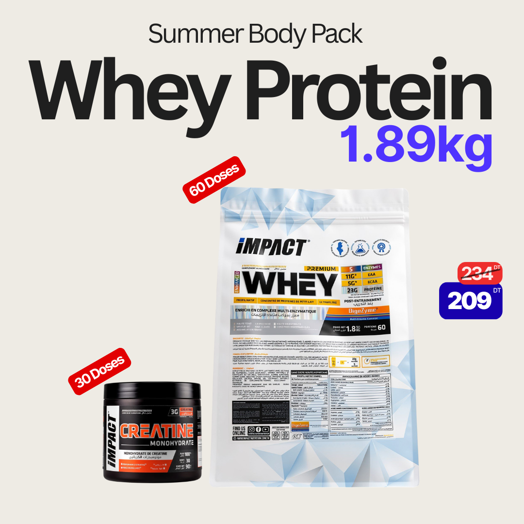 Summer Body Pack – Whey Protein & Créatine Impact