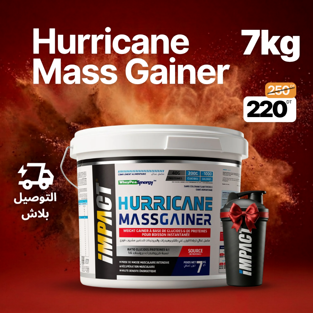 PACK HURRICANE MASSGAINER 7KG