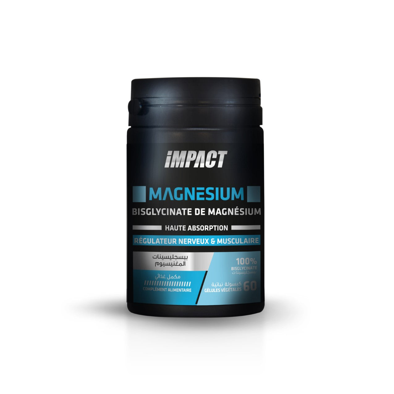 Magnésium Bisglycinate – 60 Gélules  IMPACT