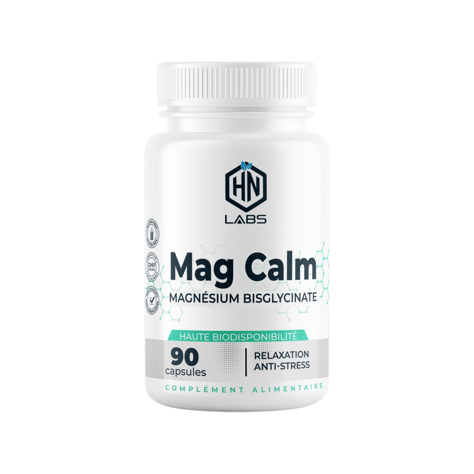Magnésium Bisglycinate HN Labs - 90 gélules