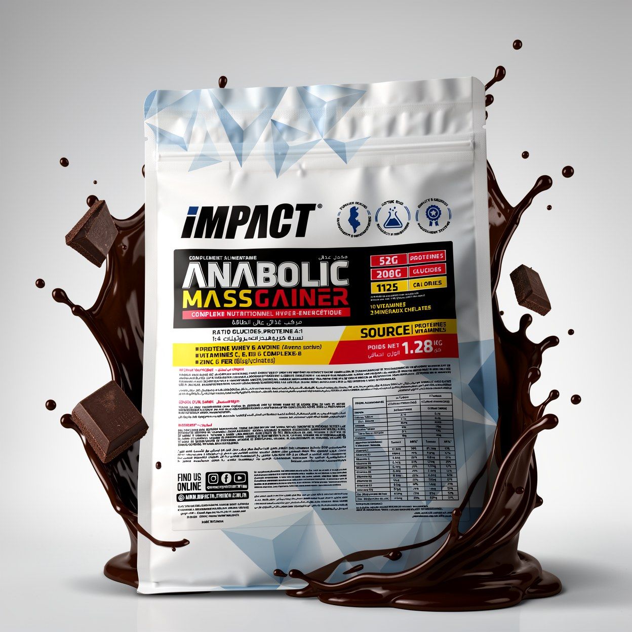 Anabolic Mass Gainer 1.280KG