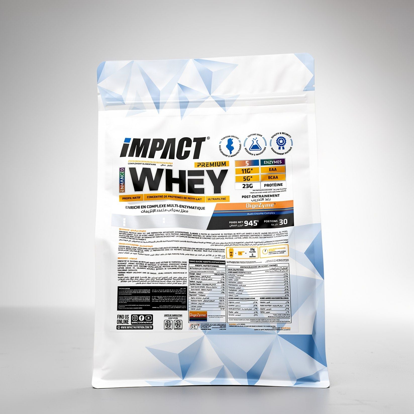 Premium Whey ENHANCED SACHET 945 Gr