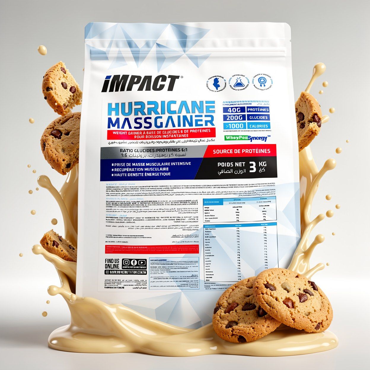 Hurricane Mass Gainer - 3KG