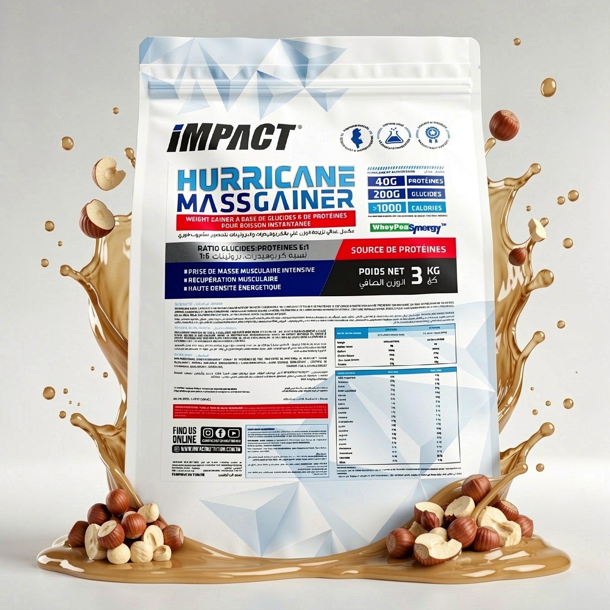 Hurricane Mass Gainer - 3KG