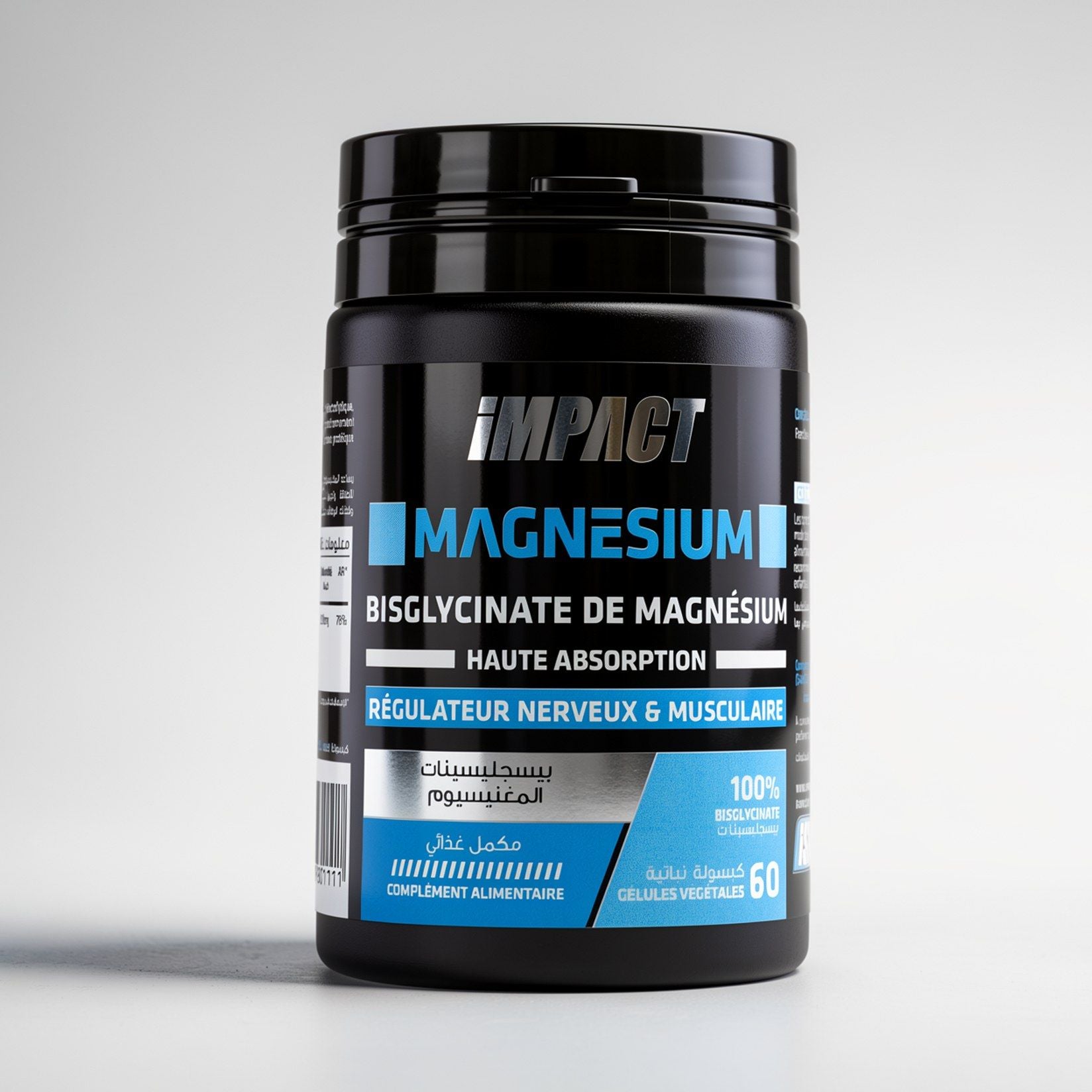 Magnésium Bisglycinate – 60 Gélules  IMPACT