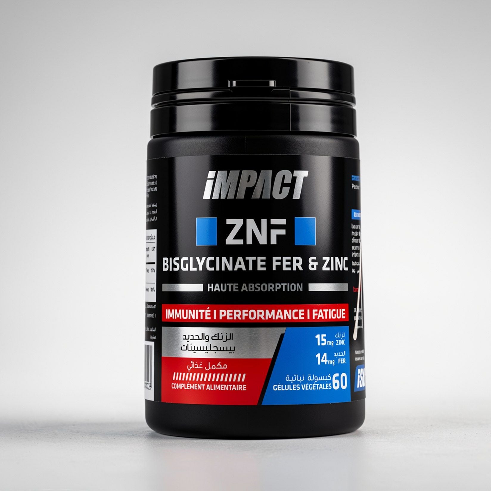 Créatine 1KG + D3K2 + Zinc Bisglycinate et Fer (ZnF)